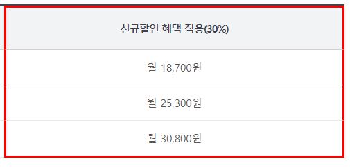 오피스넷 요금 및 혜택